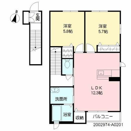 プレミアスの物件間取画像